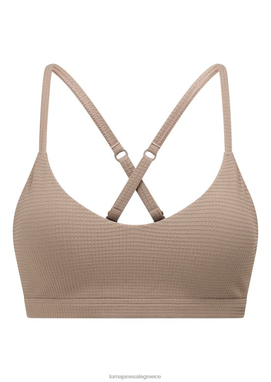 Lorna Jane ενδύματα οστό γυναίκες lounge bralette βάφλα 2NVDZ233